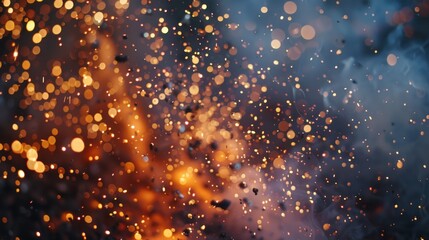 Obraz premium Fire explosion abstract