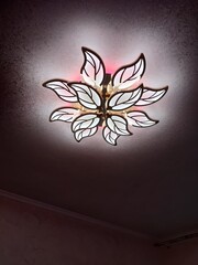 beautiful colored chandelier