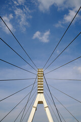 Fototapeta premium bridge over blue sky