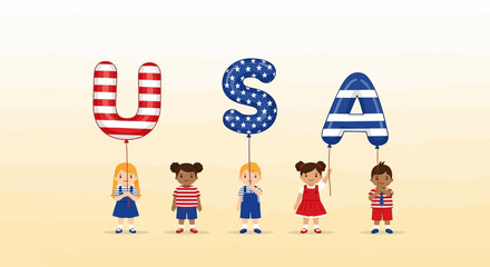 USA Independence Day State & Federal Celebration