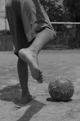 Practicando el tiro libre © Israel Barrios