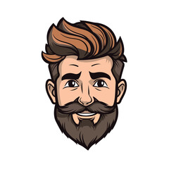 Professional Cartoon Man Icon Design Vector Illustration for Multiple Usages