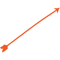 Abstract Curved and Wavy Arrow Directional Element