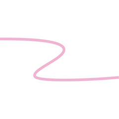 Abstract Curved and Wavy Ribbon Element