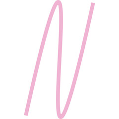 Abstract Curved and Wavy Ribbon Element
