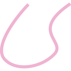 Abstract Curved and Wavy Ribbon Element