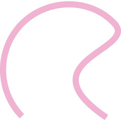 Abstract Curved and Wavy Ribbon Element