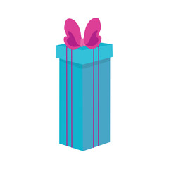 Colorful gift box design. Vector