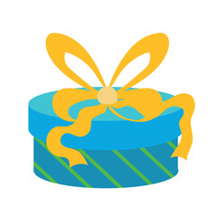 Colorful gift box design. Vector