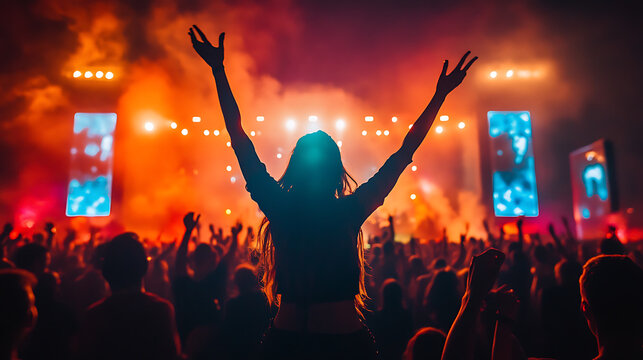 Lollapalooza Berlin bursts into motion at nightfall--an explosion of strobes, bass, and pure adrenaline. A female DJ commands a sea of people from an elevated neon-lit stage.
