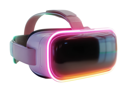 Exploring virtual reality technology modern studio product showcase futuristic innovation cut out png