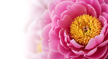 Pink Peony Bloom, Floral Macro Beauty