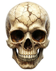 Obraz premium human skull isolated on white