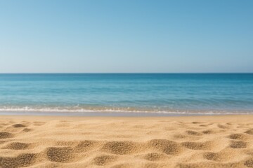 Beach Product Background Sand Sea Summer Display Empty