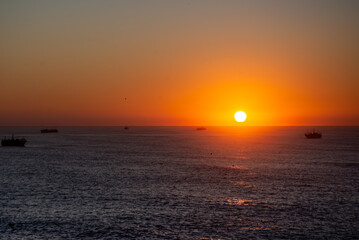 Sunrise Over the Atlantic Ocean – Mar del Plata Coast


