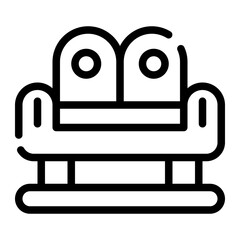 open space line icon