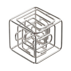 A 3D illustration of an empty wire metal shopping basket on a white background, perfect for retail and business concepts
