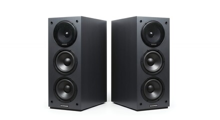 Obraz premium Pair of modern speakers