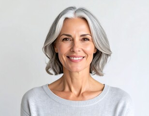Smiling senior woman portrait (1)