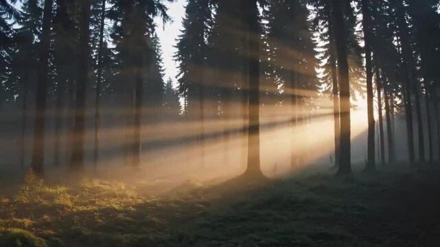 Mistic Foggy Morning