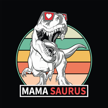 Art & Illustration, Fierce, Funny, and Full of Love &ndash; This Mama Rules the Jurassic Jungle!