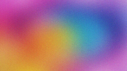 Fototapeta premium Purple, Pink, and Orange gradient noise texture design with artistic grain overlay and soft transitions, perfect for branding compositions, portfolio templates, and product mockups.