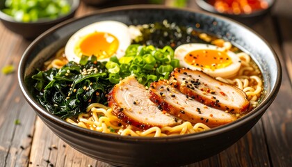 Bowl of flavorful ramen