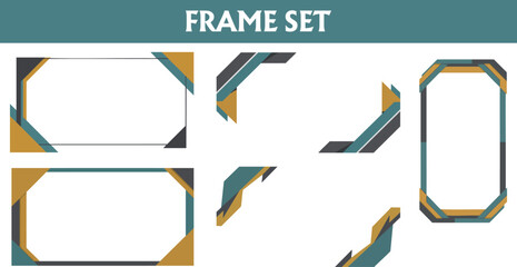 Abstract Geometric Corner Elements
