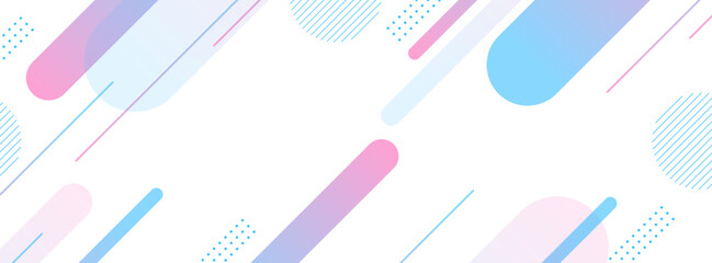 geometric banner background gradient .pink and blue gradient with shapes lines. Colorful. Vector eps 10