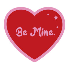 Be Mine Vector Art