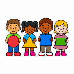 DESENHO DAS CRIAN?AS COM AS FORMAS GEOMÉTRICAS