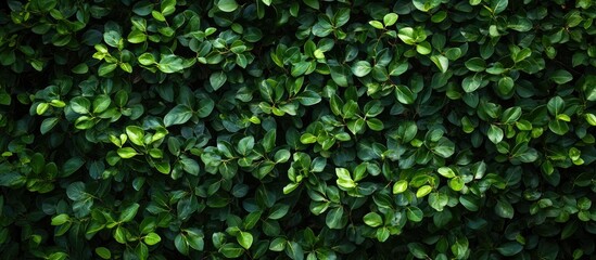 Fototapeta premium Lush Green Foliage: A Vibrant Texture of Nature