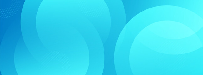 Obraz premium Modern banner background blue gradient with cirlce shapes. Minimalist backgrond. for business,template,cover ads,Vector illustration eps 10
