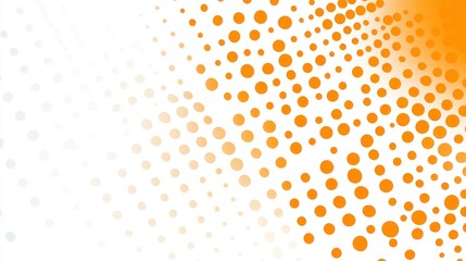 orange dots on white