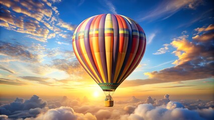 Fototapeta premium hot air balloon in the sky