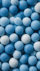 background of blue balls