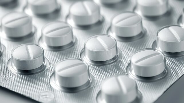 White and silver packaging in a clinical, formal vibe authoritative tone for medical publishers and corporate use