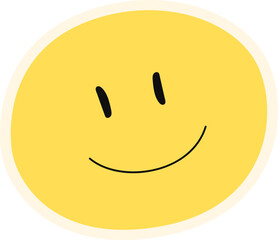 Fototapeta premium Cute comic stickers. Cartoon characters design for banners, posters and cards