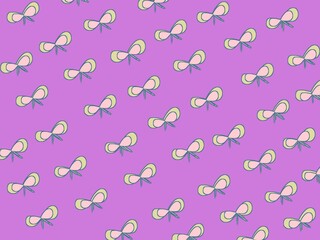 Ribbon Pattern Design For Stationery,sticker,wrapping paper,book cover or other