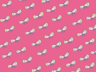 Ribbon Pattern Design For Stationery,sticker,wrapping paper,book cover or other