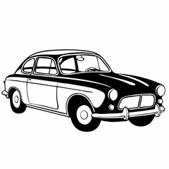 vintage and old Flat Front Car Icon Black Vehicle Silhouette for Web, App, and Design Use
Transportation Icon Flat Design Black Car from Front Perspective