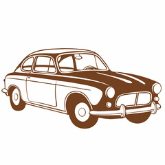 vintage and old Flat Front Car Icon Black Vehicle Silhouette for Web, App, and Design Use
Transportation Icon Flat Design Black Car from Front Perspective