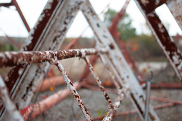 midwest metal winter rust outdoors
