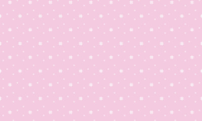 大きさが違う白いシャープマークが並ぶ可愛いピンクの背景