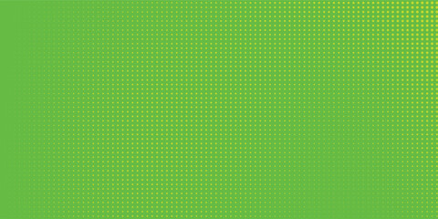 Dots halftone green color pattern gradient texture with technology digital background. Dots pop art comics with nature graphic design. modern