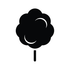 Cotton Candy Icon Vector Illustration