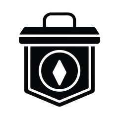Geocache Container Icon Vector Illustration © freevectora