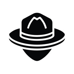 Park Ranger Hat Icon Vector Illustration