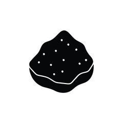 Asafoetida Chunk Icon Vector Illustration