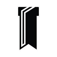 Bookmark Ribbon Icon Vector Illustration